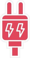 Power Plug Icon Style vector