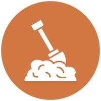 Digging Icon Style vector