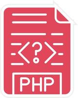PHP File Icon Style vector