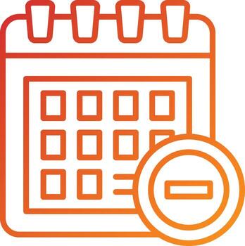 quitar estilo de icono de evento vector