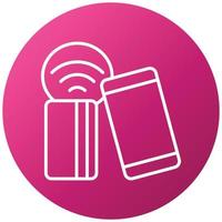 Nfc Icon Style vector