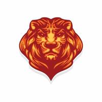 lion head for your community symbol. also can be produced for t-shirt vector