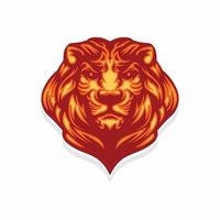 lion head for your community symbol. also can be produced for t-shirt vector