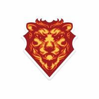 lion head for your community symbol. also can be produced for t-shirt vector