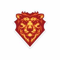 lion head for your community symbol. also can be produced for t-shirt vector