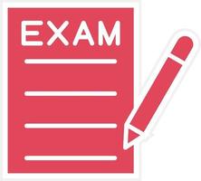 Exam Icon Style vector