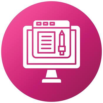Web Design Icon Style vector