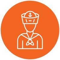 Sailor Icon Style vector