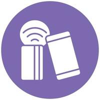 Nfc Icon Style vector
