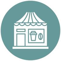 Coffee Shop Icon Style vector