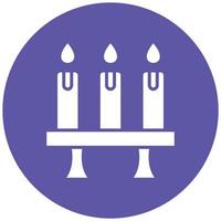 Candles Icon Style vector
