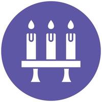 Candles Icon Style vector