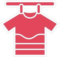 Drying Clothes Icon Style vector
