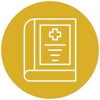 Medical Book Icon Style vector