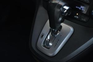 Automatic car gear stick with P R N D 2 1 system photo