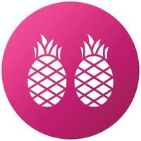 Pineapples Icon Style vector