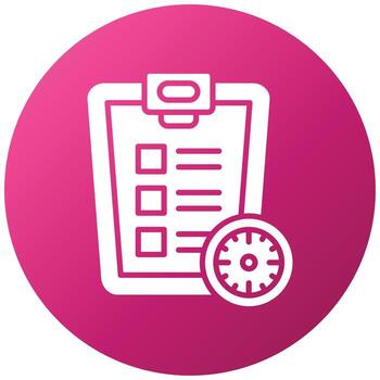 estilo de icono de programación de tareas vector