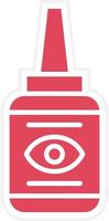 Eye Drop Icon Style vector