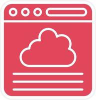 Browser Icon Style vector