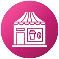 Coffee Shop Icon Style vector