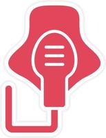 Oxygen Mask Icon Style vector