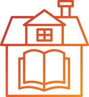 Homeschooling Icon Style vector