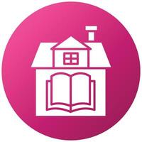 Homeschooling Icon Style vector