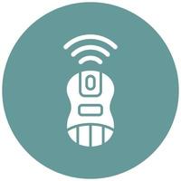 Wireless Mouse Icon Style vector