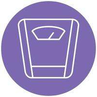 Weight Scale Icon Style vector