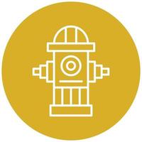 Hydrant Icon Style vector