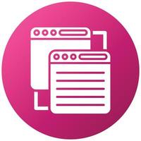 Queue Icon Style vector
