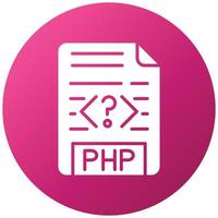 PHP File Icon Style vector