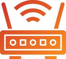 Wireless Router Icon Style vector