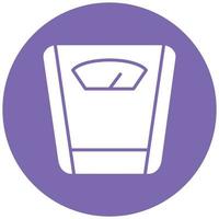 Weight Scale Icon Style vector
