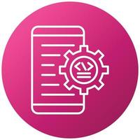 App Development Icon Style vector