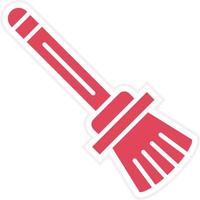 Broomstick Icon Style vector