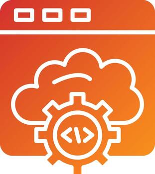 Web API Icon Style vector