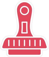 Stamp Icon Style vector
