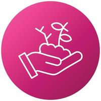 Planting Icon Style vector