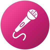 Microphone Icon Style vector
