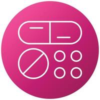 Pills Icon Style vector