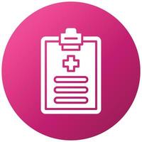 Medical History Icon Style vector