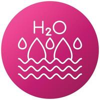 H2O Icon Style vector