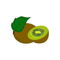 el vector de kiwi fresco es perfecto para complementar el diseño temático de frutas