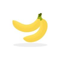 el vector de plátano es perfecto para completar un diseño con temas de frutas