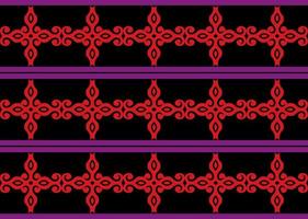 Seamless patern of dayak ethnic pattern.traditional Indonesian fabric motif.borneo pattern. vector design inspiration. Creative textile for fashion or cloth