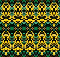 Seamless patern of dayak ethnic pattern.traditional Indonesian fabric motif.borneo pattern. vector design inspiration. Creative textile for fashion or cloth