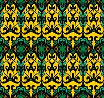 Seamless patern of dayak ethnic pattern.traditional Indonesian fabric motif.borneo pattern. vector design inspiration. Creative textile for fashion or cloth