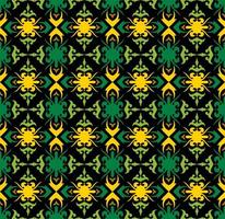Seamless patern of dayak ethnic pattern.traditional Indonesian fabric motif.borneo pattern. vector design inspiration. Creative textile for fashion or cloth