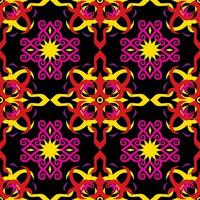 Seamless patern of dayak ethnic pattern.traditional Indonesian fabric motif.borneo pattern. vector design inspiration. Creative textile for fashion or cloth